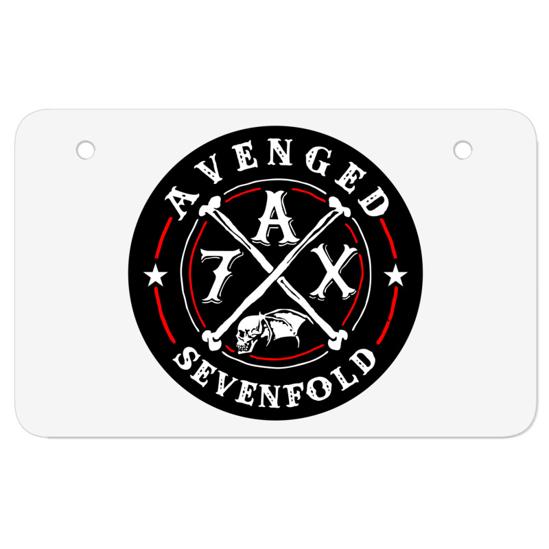 Avenged Sevenfold A7x Atv License Plate | Artistshot