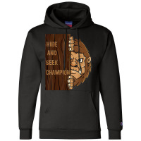 Bigfoot Hide And Seek Champion Funny Sasquatch Forest Champion Hoodie | Artistshot