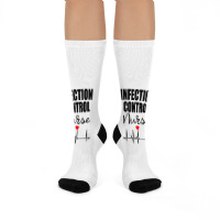 Infection Control Nurse Sweatshirt Crew Socks | Artistshot