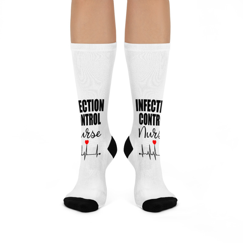 Infection Control Nurse Sweatshirt Crew Socks | Artistshot