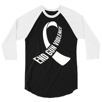 End Gun Violence T  Shirt Enough End Gun Violence No Gun Awareness Day 3/4 Sleeve Shirt | Artistshot