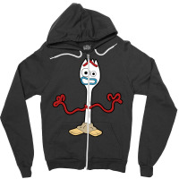 Forky Zipper Hoodie | Artistshot