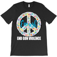 End Gun Violence T  Shirt Peace Sign End Gun Violence Protect Our Kids T-shirt | Artistshot