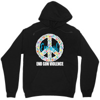 End Gun Violence T  Shirt Peace Sign End Gun Violence Protect Our Kids Unisex Hoodie | Artistshot