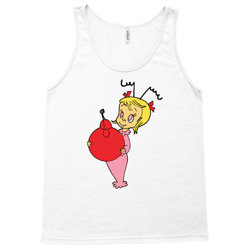 Grinch Girl Tank Top by aldishuher | Artistshot