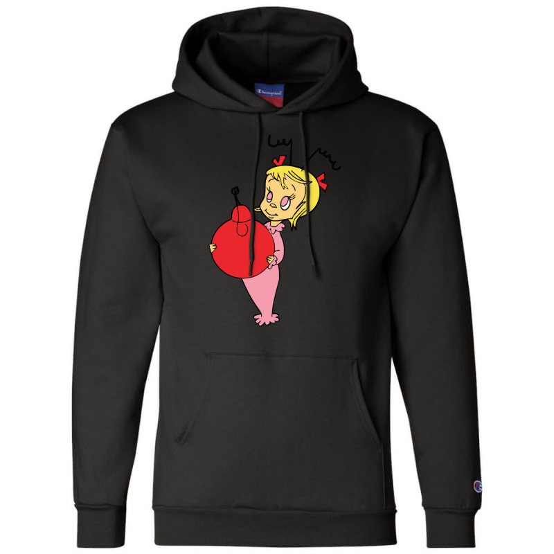 Grinch Girl Champion Hoodie by aldishuher | Artistshot