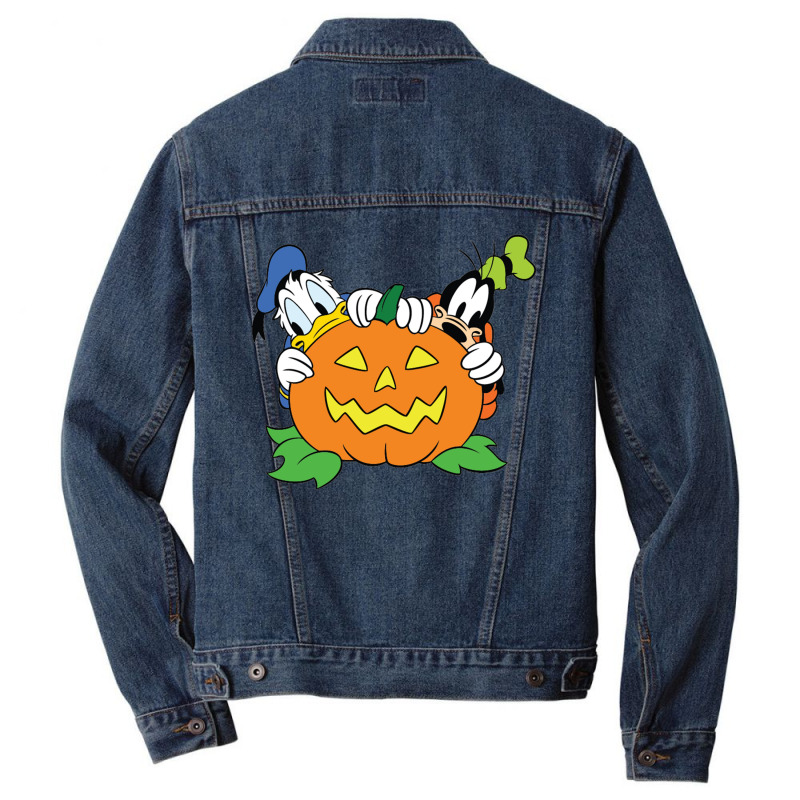 Goofy Halloween Men Denim Jacket by aldishuher | Artistshot