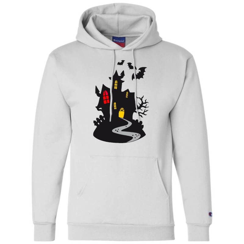 Haunted House Champion Hoodie by aldishuher | Artistshot