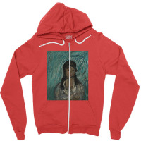 Portrait Of A Woman Zipper Hoodie | Artistshot