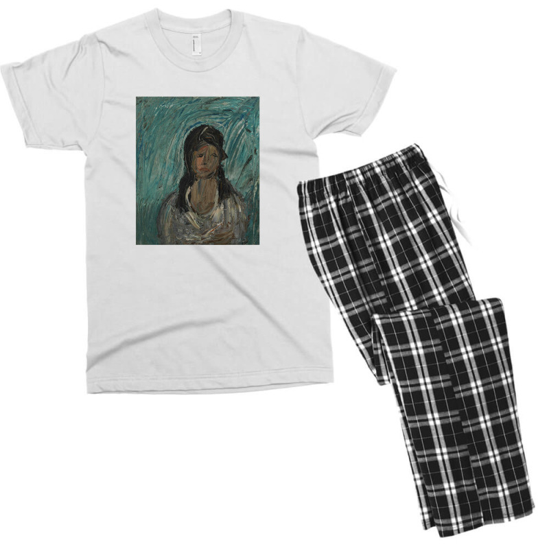 Portrait Of A Woman Men's T-shirt Pajama Set by magicbooshrooms | Artistshot