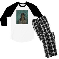 Portrait Of A Woman Men's 3/4 Sleeve Pajama Set | Artistshot