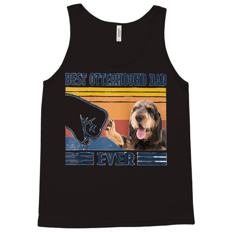 50.mens Best Otterhound Dad Ever Funny Dog Lover Father's Day Gift Rag Tank Top by LisaMarieRangel | Artistshot