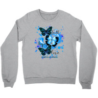 Faith Hope Love Diabetes Awareness T  Shirt Faith Hope Love Butterfly Crewneck Sweatshirt | Artistshot