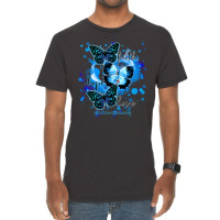 Faith Hope Love Diabetes Awareness T  Shirt Faith Hope Love Butterfly Vintage T-shirt | Artistshot