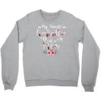 Family Cute Fathers Day 2022 Gift T  Shirt My Favorite Firefighter Cal Crewneck Sweatshirt | Artistshot