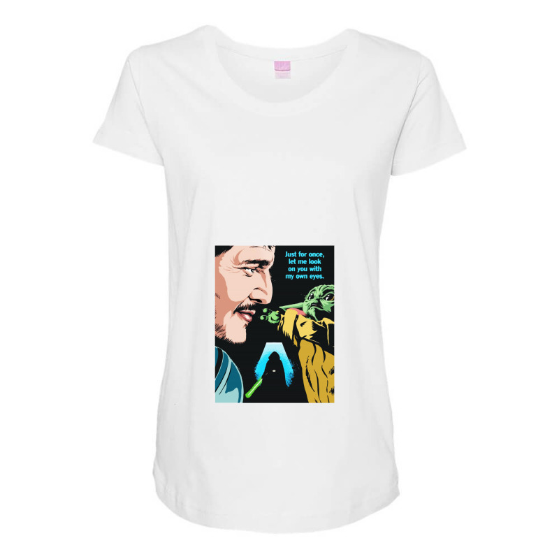 The Eyes Maternity Scoop Neck T-shirt | Artistshot