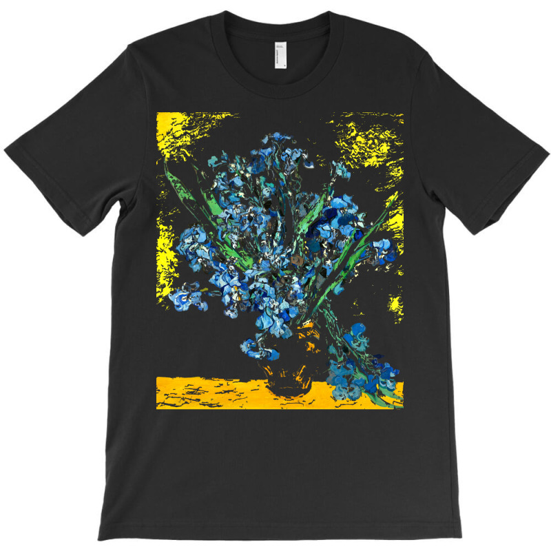 Famous Painting T  Shirt Irises Painting By Van Gogh T  Shirt T-shirt | Artistshot