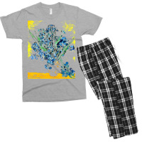 Famous Painting T  Shirt Irises Painting By Van Gogh T  Shirt Men's T-shirt Pajama Set | Artistshot