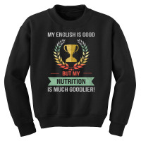 Funny Nutrition School Or College Subject Design Youth Sweatshirt | Artistshot