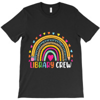 Rainbow Reading Library Books Lover Heart Librarian Gift T-shirt | Artistshot