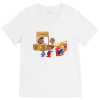 The Peanuts Permit Patty V-neck Tee | Artistshot