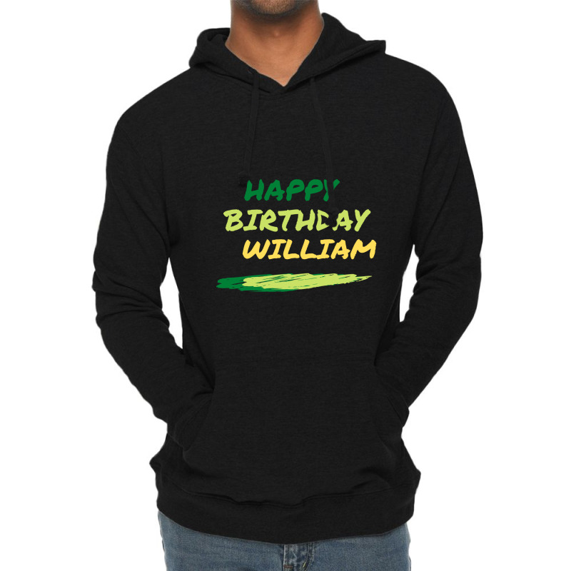 William Birthday Events Lightweight Hoodie | Artistshot