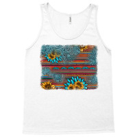 Sunflower Gemstone Serape Background Tank Top | Artistshot