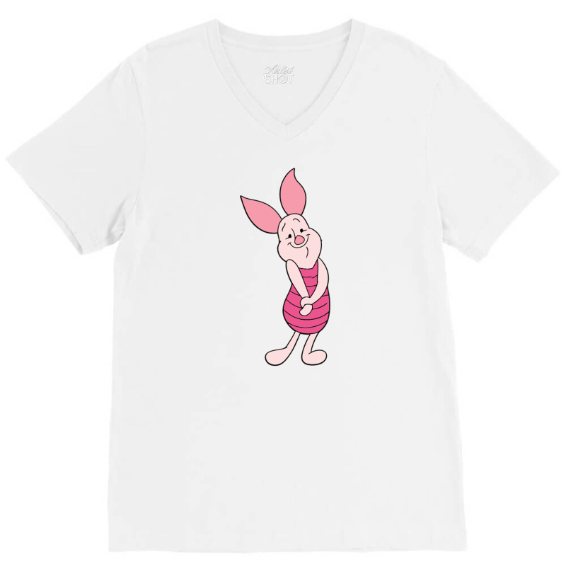 Piglet V-Neck Tee by aldishuher | Artistshot