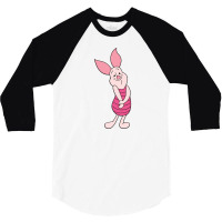 Piglet 3/4 Sleeve Shirt | Artistshot