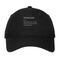 Winegasm Definition Vintner Winemaker And Wine Lover T Shirt Adjustable Cap | Artistshot