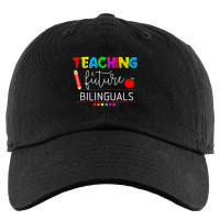 Teaching Future Bilinguals Spanish Teachers Back To School Kids Cap | Artistshot