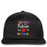 Teaching Future Bilinguals Spanish Teachers Back To School Printed Hat | Artistshot