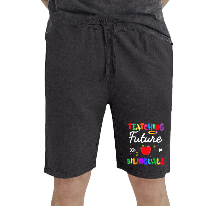 Teaching Future Bilinguals Spanish Teachers Back To School Vintage Short by MadisonDesign | Artistshot