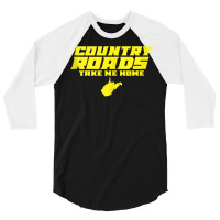 Country Roads Take Me Home West Virginia Tank Top 3/4 Sleeve Shirt | Artistshot