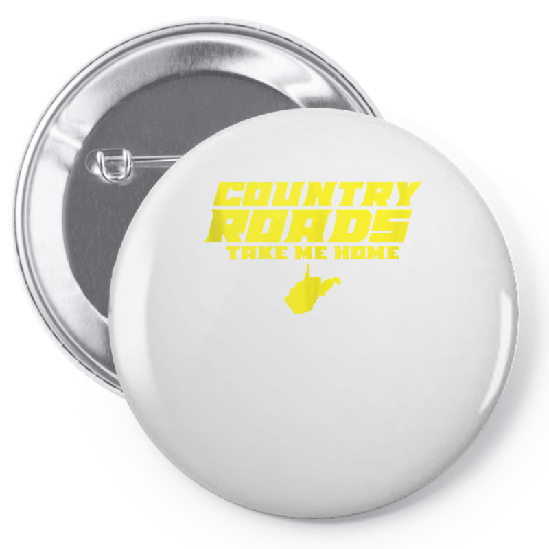 Country Roads Take Me Home West Virginia Tank Top Pin-back Button | Artistshot