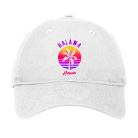 Halawa, Hawaii  Cool Retro Sunset Of Halawa, Hi T Shirt Adjustable Cap | Artistshot