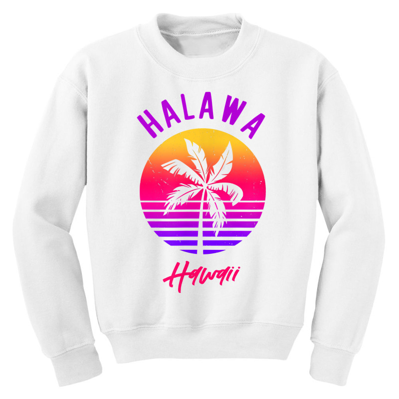 Halawa, Hawaii  Cool Retro Sunset Of Halawa, Hi T Shirt Youth Sweatshirt by spizerrleppleq | Artistshot