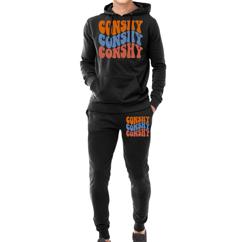 Conshy Wavy Tri Color Premium Hoodie & Jogger Set | Artistshot