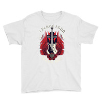 Playing Loud In Jesus' Name Worship Pastor Leader Guitar T Shirt Youth Tee | Artistshot