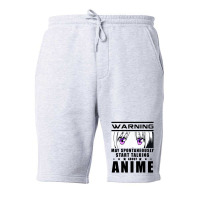 Warning May Spontaneously Start Talking About Anime Fleece Short | Artistshot