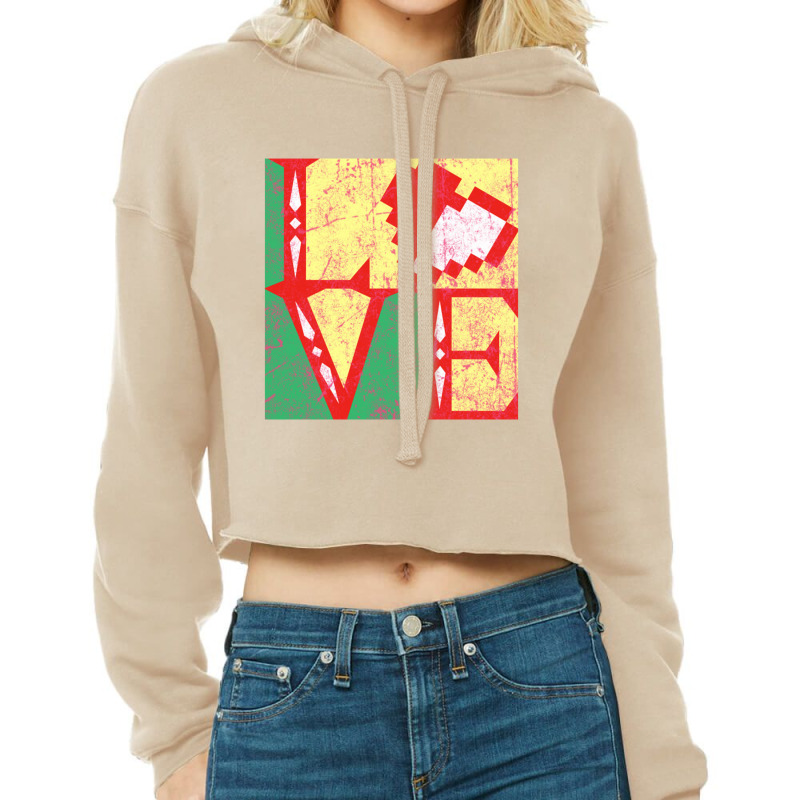 Link's Heart   Love Cropped Hoodie by johngholsonart | Artistshot