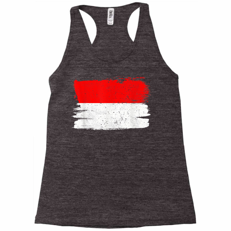 Indonesia Flag Pride Friendship Proud Peace Retro Vintage T Shirt Racerback Tank | Artistshot