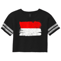 Indonesia Flag Pride Friendship Proud Peace Retro Vintage T Shirt Scorecard Crop Tee | Artistshot