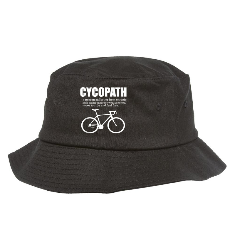 Funny Cycopath Gift For Bicycle Cyclist Cycling Tank Top Bucket Hat | Artistshot