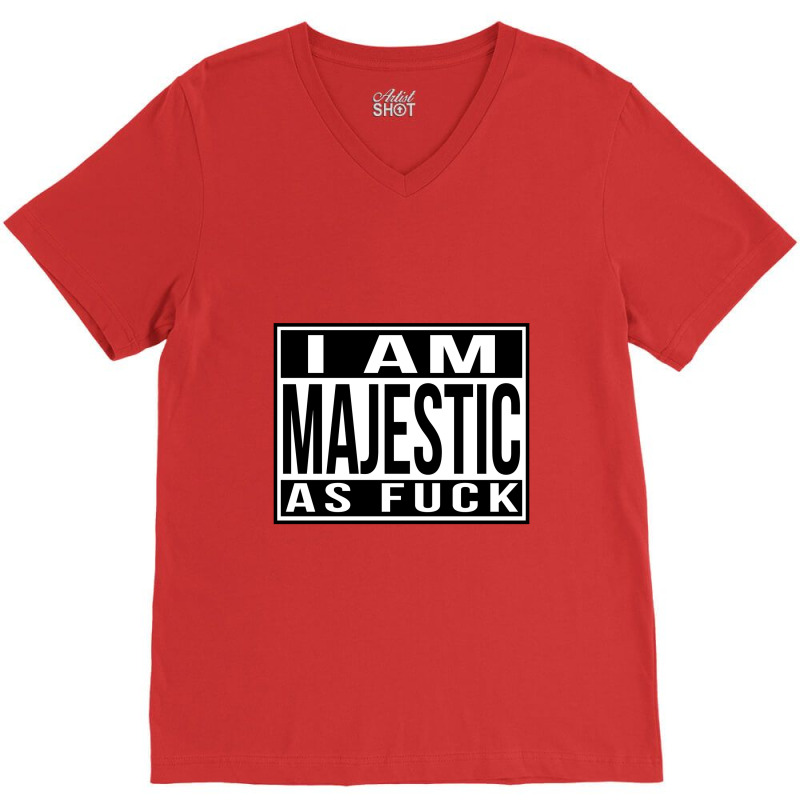 Majestic Advisory   Internet V-neck Tee | Artistshot