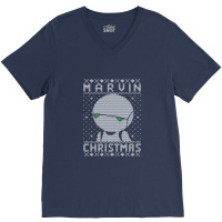 Marvin Christmas   H2g2 V-neck Tee | Artistshot