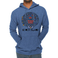 Coney Island Brooklyn New York City Ferris Wheel T Shirt Lightweight Hoodie | Artistshot