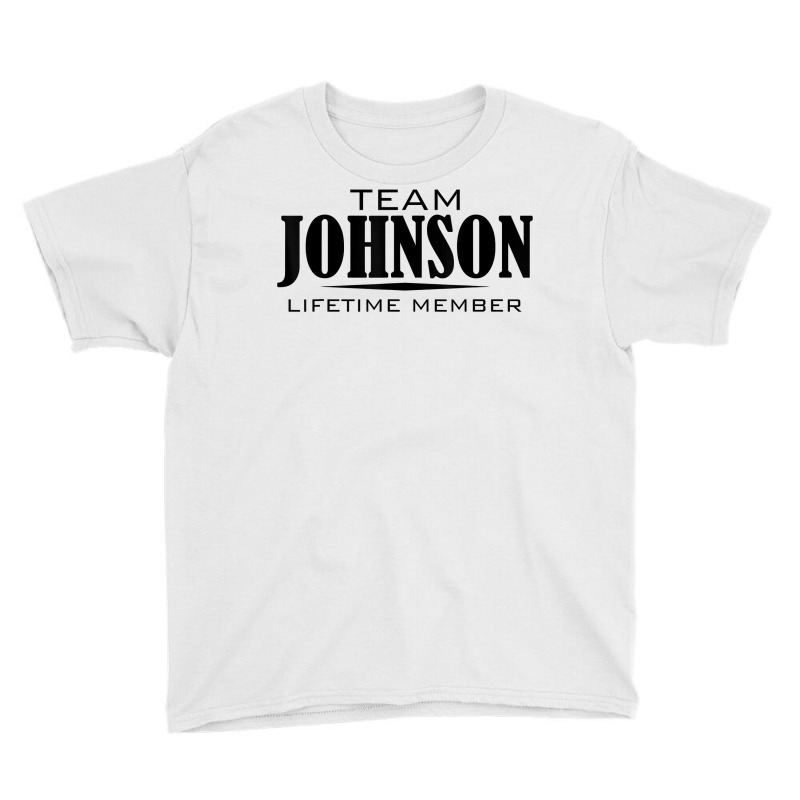 Cornhole Team Johnson Family Last Name Top Lifetime Member T Shirt Youth Tee by cm-arts | Artistshot