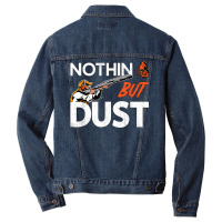 Nothin But Dust Clays Sport Trap Skeet Shooter Clay Shooting T Shirt Men Denim Jacket | Artistshot