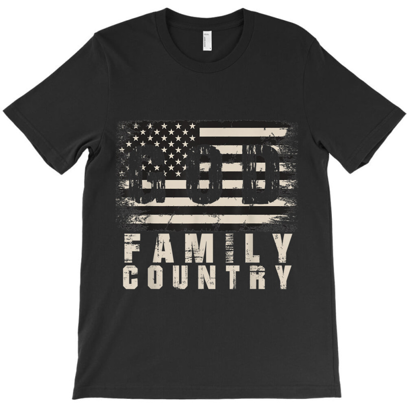 God Family Country Patriotic Proud Soldier Usa Memorial Day Birthday G T-shirt | Artistshot